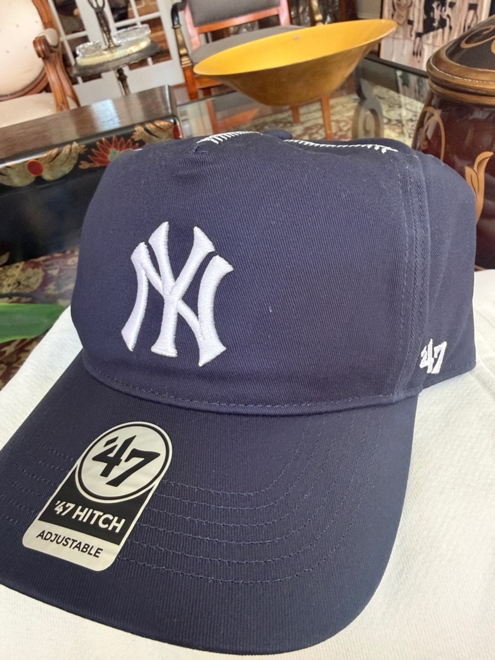 Madhappy Navy Embroidered Snapback Cap hat new
